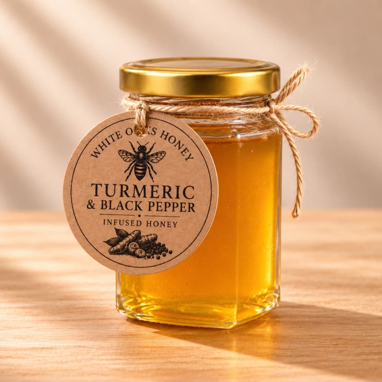 Turmeric and Black Pepper Honey